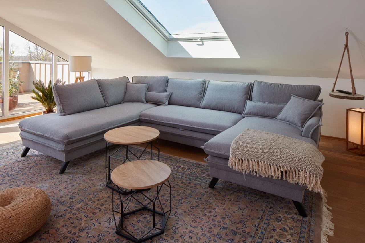 ⸨⸩ Sunset Penthouse: Messe - Siemens - Db - Man ⸨⸩ Apartment Nuremberg ภายนอก รูปภาพ
